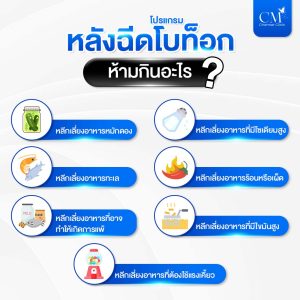 หลัง ฉีดโบท็อก ห้ามกินอะไร