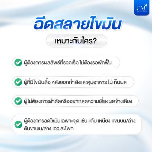 ฉีดสลายไขมัน เหมาะกับใคร