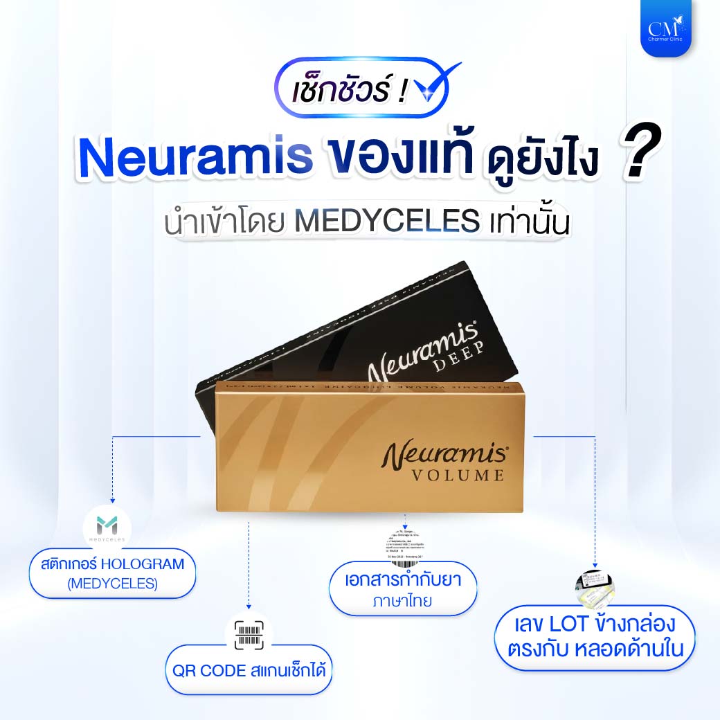 วิธีเช็ก Neuramis ของแท้ Medyceles QR Code