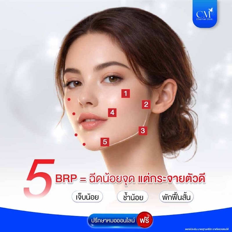 เทคนิคการฉีด Ejal 40 - 4 จุด BRP